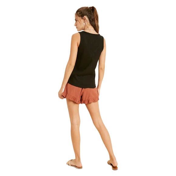 Wishlist womens black v-neck sweater tank top size medium - Picture 11 of 11